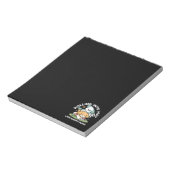 ハッピーパピー転がズ・トゥ・メイ – かわいいドッグアート ノートパッド (回転)