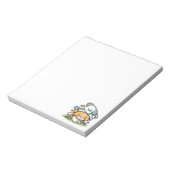 ハッピーパピー転がズ・トゥ・メイ – かわいいドッグアート ノートパッド (回転)