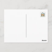 ハッピーパピー転がズ・トゥ・メイ – かわいいドッグアート ポストカード (裏面)