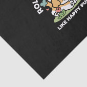 ハッピーパピー転がズ・トゥ・メイ – かわいいドッグアート 薄葉紙 (詳細)