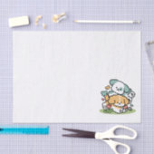 ハッピーパピー転がズ・トゥ・メイ – かわいいドッグアート 薄葉紙 (クラフト)