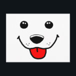 ハッピーパピー顔 ポストカード<br><div class="desc">幸せな犬の顔は、あなたのTシャツやその他の製品からあなたをグイッと笑う。犬は今の生活の方法を知っている、今は、この可愛いイメージで誰もにそれを思い出すことができる。</div>