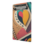 ハッピーパリーフレームハート設計 ミニクリップボード (アングル2)