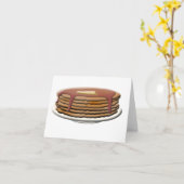 ハッピーパンケーキの日 カード (黄色い花)