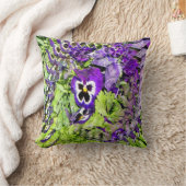 ハッピーパンジー.... クッション (ブランケット)