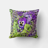 ハッピーパンジー.... クッション (裏面)