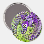 ハッピーパンジー.... マグネット (正面/裏面)