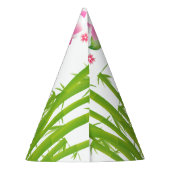 ハッピーパンダと竹&さくらんぼブロッサム パーティーハット (裏面)