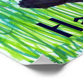 ハッピーパンダ16x23 ポスター (角)