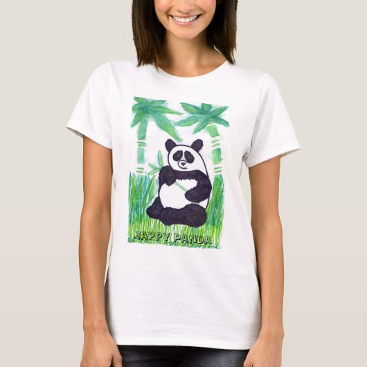 ハッピーパンダTシャツ Tシャツ (正面)