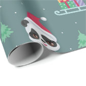 ハッピーパンドラ(PANDAS)クリスマスパターン ラッピングペーパー (ロールコーナー)