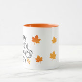 ハッピーパンプキンスパイスシーズンワードアートマグ マグカップ (中央)