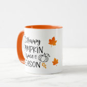 ハッピーパンプキンスパイスシーズンワードアートマグ マグカップ (正面左)