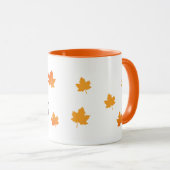 ハッピーパンプキンスパイスシーズンワードアートマグ マグカップ (正面右)