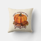 ハッピーパンプキンスパイスシーズン – コージーオータムビベス クッション (裏面)