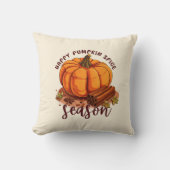 ハッピーパンプキンスパイスシーズン – コージーオータムビベス クッション (正面)