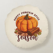 ハッピーパンプキンスパイスシーズン – コージーオータムビベス ラウンドクッション (裏面)
