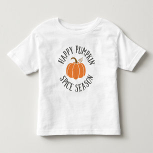 ハッピーパンプキンスパイスシーズンTシャツ トドラーTシャツ
