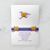 ハッピーパンプキンハッピーハローウィン孫娘 カード (内部)