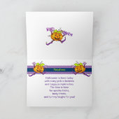 ハッピーパンプキンハッピーハローウィン甥 カード (内部)