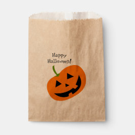ハッピーパンプキンハロウィンお菓子入れ袋 フェイバーバッグ