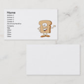 ハッピーパン間抜けトースト 名刺 (正面/裏面)