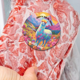 ハッピーパーソナライズされたイードアルアダ ラウンドシール