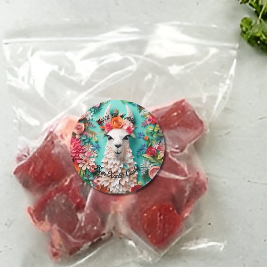 ハッピーパーソナライズされたイードアルアダ ラウンドシール