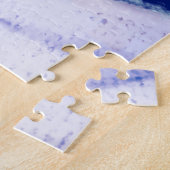 ハッピーパーソナライズされたクリスマス雪だるま ジグソーパズル (側面)