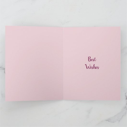 ハッピーパーソナライズされた100誕生日 カード (内部)