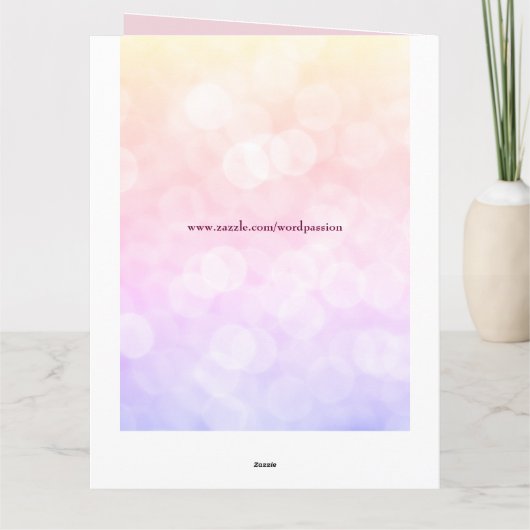 ハッピーパーソナライズされた90th誕生日 カード (裏面)