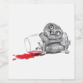 ハッピーパーティーフクロウ ワインラベル (シングルラベル)