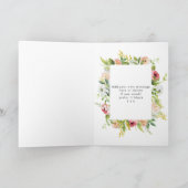 ハッピーパーデーかわいい猫の誕生日カード カード (内部)