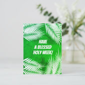 ハッピーパーム日曜日と賛美ホリー・ウィーク シーズンポストカード (スタンド正面)
