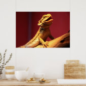 ハッピーヒゲ竜 ポスター (キッチン)