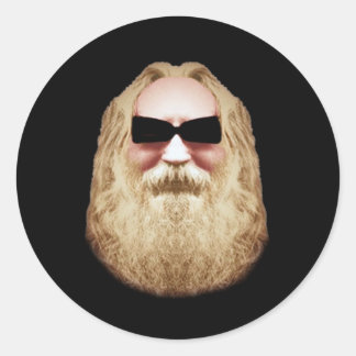 ハッピーヒッピーのシール ラウンドシール