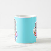 ハッピーヒッポサマーマグカラフル- Ice C Mug, 11 oz コーヒーマグカップ (中央)