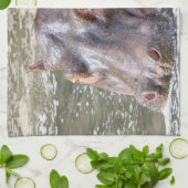 ハッピーヒッポ キッチンタオル (折り畳み)