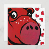 ハッピーヒッポ シーズンカード (正面/裏面)