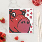 ハッピーヒッポ スタンダードランチョンナプキン (インサイチュ)