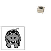 ハッピーヒッポ ラバースタンプ (押印)