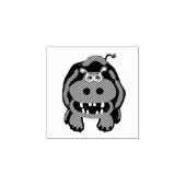 ハッピーヒッポ ラバースタンプ (インプリント)