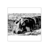 ハッピーヒッポ ラバースタンプ (インプリント)