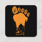 ハッピービッグ足ハロウィーン スクエア名刺 (正面)