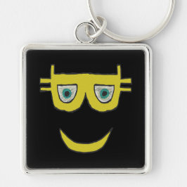 ハッピービットコインシンボルスマイル キーホルダー