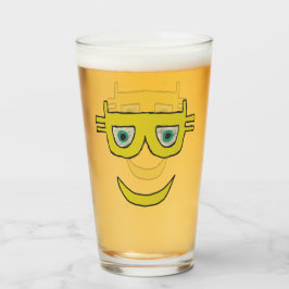 ハッピービットコインシンボルスマイル タンブラーグラス
