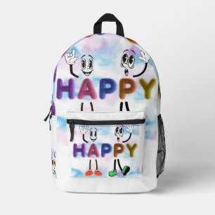 ハッピービベス プリントバックパック
