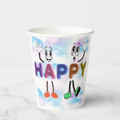 ハッピービベス 紙コップ (裏面)