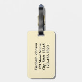 ハッピービーになるな|のまわりに ラゲッジタグ (裏面縦)