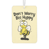 ハッピービーを心配するな |のまわりに カーエアーフレッシュナー (裏面)